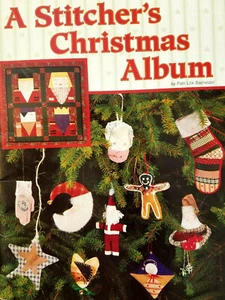 STITCHERs CHRISTMAS ALBUM ornaments stockings wall quilts 66pg booklet 1992 - Picture 1 of 8