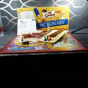 The Simpsons Edition Pictionary Checked and Complete With Instructions - Picture 1 of 12