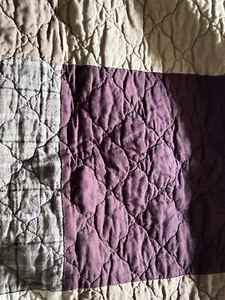 Cracker Barrel Donna Sharp Brown Patchwork Bear Quilt King 114”x102” w/2 Shams - Picture 1 of 14