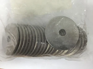 (25er Pack) 316 Edelstahl (unmarkiert) flache Unterlegscheibe 91525A143 - Bild 1 von 1
