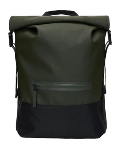 Rucksack RAINS Trail Rolltop Backpack verstellbar, Grün, 19 L, 47 x 36 x 13 cm - Bild 1 von 4