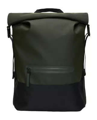 Rucksack RAINS Trail Rolltop Backpack verstellbar, Grün, 19 L, 47 x 36 x 13 cm - Bild 1 von 4