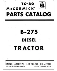 Case IH B275 Parts Manual Get it Today - Picture 1 of 4
