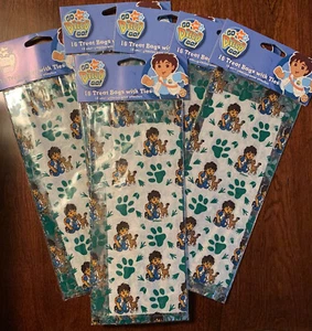 Go Diego Go Favor Treat Bags PKG. OF 16 Theme Supplies - Picture 1 of 3