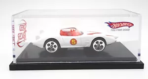 Hot Wheels Speed Racer Mach 5 white. 2008 Toy Fair model. crystal case - Picture 1 of 3