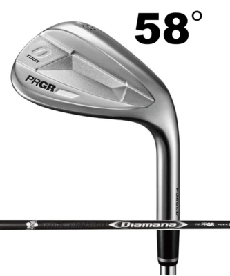 2023 PRGR 0 WEDGE LOFT 58° Diamana GRAPHITE SHAFT MENS GOLF CLUB SAND WEDGE SW - Image 1 of 4