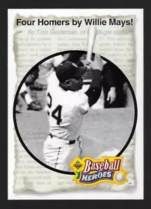 1992 Upper Deck Baseball Heroes - Willie Mays 49 - Picture 1 of 2