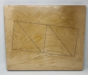 Accuquilt QUILT CUTTING DIE Studio Half Square 6" Trian 12" Finish Block C 50033 - Picture 1 of 7