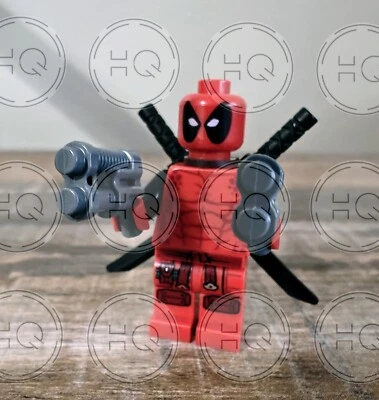 **NEW** 100% LEGO Deadpool ALTERNATIVE Minifigure - 6866 X-Men Chopper Showdown - Image 1 of 4