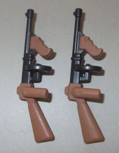 22313, Tommy Gun, Thompson, ametralladora, marrón, antracita - Imagen 1 de 4