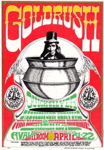 Family Dog Avalon 1967 Concert Postcard Quicksilver Messenger Service FD058PC EX - Picture 1 of 2