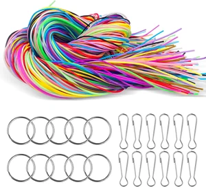 200 Stück Scooby DOO Bänder, Scoubidou Bänder, Bänder Für Armbänder, Faden Scoub - Bild 1 von 7