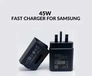 Original Samsung S25 S25+ S25 Ultra 5G 45W Charger Super Fast Charge Type C PLUG - Picture 1 of 6