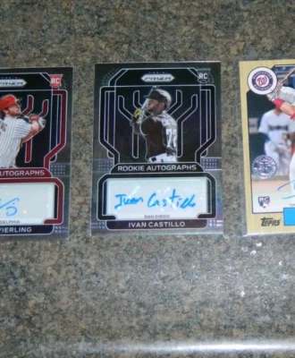 2022 Panini Prizm Rookie Autograph RA-IC Ivan Castillo - Image 1 of 2