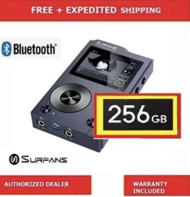 Surfans F20 HIFI Mp3 Player Bluetooth Lossless DSD High Resolution Digital 32gb - Image 1 of 4