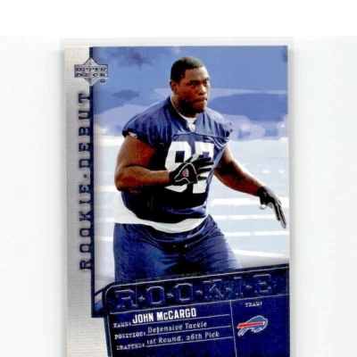 John McCargo 2006 Upper Deck Rookie Debut #111 Buffalo Bills - Image 1 of 2