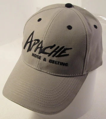 Sombrero Apache Manguera y Cinturón Para Hombres Gris Plateado Negro Logo Granjero Gorra Ajustable Nuevo Foto 1 de 4
