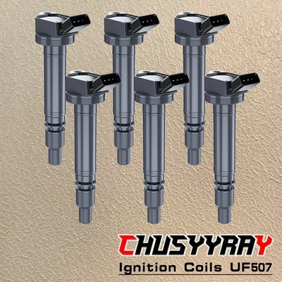 Paquete de 6 bobinas de encendido UF507 para Scion tC 2011-2016 2,5 L l4 Foto 1 de 4