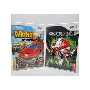 Nintendo Wii Ghostbusters & Monster 4X4 World Circuit The Video Game Complete - Picture 1 of 9