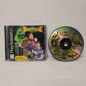 Rampage World Tour (Sony PlayStation 1, 1997) CIB Tested and Working New Case! - Picture 1 of 8