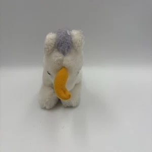 Vintage 80er Dakin lila und weiß 6 Zoll Einhorn Plüsch - Bild 1 von 5