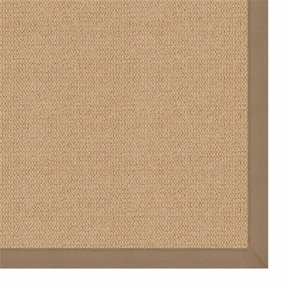 Linon Empire Machine Tufted Wool 8'9"x12' Rug in Sisal and Beige - Image 1 of 4