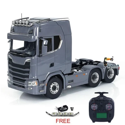 1/14 6x6 Ferngesteuerter Traktor Auto Metall Chassis 2-Gang Getriebe RC Truck - Bild 1 von 4