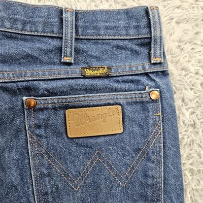 Wrangler Jeans 936DEN 31x30 (Fits 30x28) Vintage Made in USA Faded Cowboy Pants - Image 1 of 4