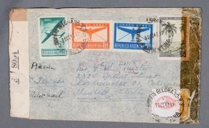 Mayfair Stamps Argentina 1943 Censurado a Los Ángeles CA Cubierta aat_55395 - Imagen 1 de 2
