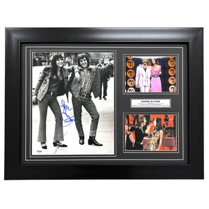 Cher Autographed 11x14 Photo Framed PSA/DNA COA Singer Signed Sonny Bono - Picture 1 of 7