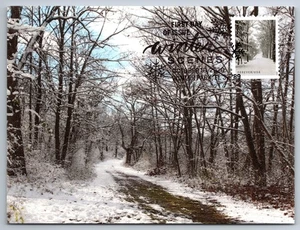 #5540 Winter Scenes After the Snowfall FDC Maxi Card - Picture 1 of 2