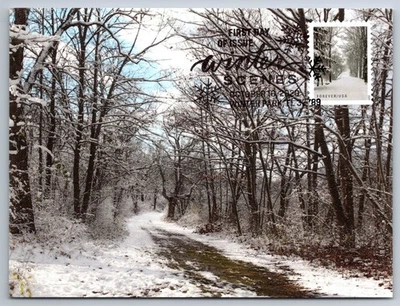 #5540 Winter Scenes After the Snowfall FDC Maxi Card - Image 1 of 2