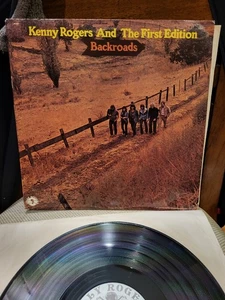 Kenny Rogers & First Edition Backroads LP Jolly Rogers JR-5001 1972 NM Vinyl VG+ - Picture 1 of 8