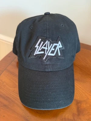 Slayer Cap Metal Band Adjustable Strapback Black Slayer Hat - image 1 of 4
