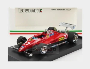 1:43 BRUMM Ferrari F1 126 C2 Italy Gp 1982 #27 Patrick Tambay Red R287 - Foto 1 di 2