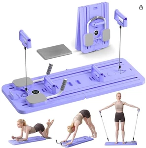 Tragbare Pilates Reformer Maschine für Home Gym - Auto-Rebound Pilates Board mit... - Bild 1 von 6
