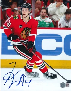 KEVIN KORCHINSKI signed (CHICAGO BLACKHAWKS) 8X10 photo BECKETT BAS BU41082 - Picture 1 of 1