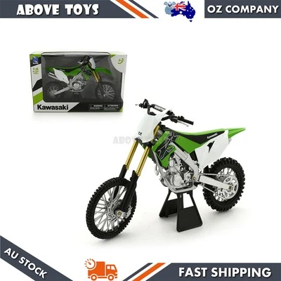 NewRay 2019 Kawasaki KX450 1:6 Scale Diecast Dirtbike Motocross Motorcycle Toy - Image 1 of 4