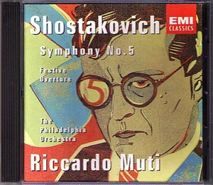 Riccardo MUTI: SHOSTAKOVICH Symphony No.5 Festive Overture CD EMI Philadelphia - Bild 1 von 1