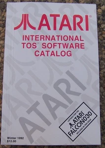 INTERNATIONAL TOS Software Catalog Atari 1040 ST/TT/Stacy/Mega/STE/Falcon NEW - Picture 1 of 5