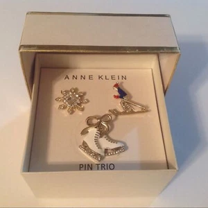 Anne Klein Gold Tone Pin Trio - Bild 1 von 2