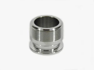 Adaptador NPT macho de 1,5"" abrazadera triple a 1,5", acero inoxidable 304 - Imagen 1 de 1