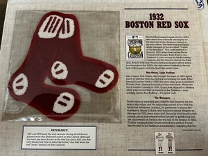 1932 Boston Red Sox COOPERSTOWN BASEBALL PATCH Willabee Ward - Picture 1 of 2