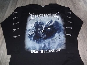 Immortal LS Shirt Black Metal Norge Emperor Satyricon Mayhem - Foto 1 di 5