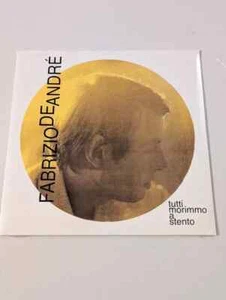 FABRIZIO DE ANDRE' TUTTI MORIMMO A STENTO LP EDITORIALE - Foto 1 di 1