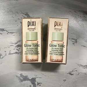 Pixi Skintreats Glow Tonic 5% Glycolic Acid Exfoliating Toner 1.3 Fl Oz Ea - Picture 1 of 4