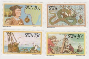 (SWC-13) 1982 SWA set of 4 stamps discoveries of west & South Africa (M) - Picture 1 of 1