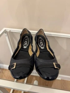 Tod’s Ballerinas Sandalen Sommer Leder Gr. 37 Boote - Bild 1 von 11
