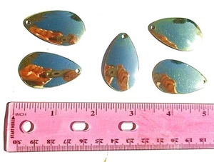 5ct GOLD #6 INDIANA Spinnerbait Blades Spinnerbaits Barschangeln Spinnerbaits - Bild 1 von 4