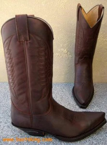 Botas de vaquero Sendra 2073 ¡¡¡botas occidentales de cuero hechas a mano!!! T. 38 a 44 - Imagen 1 de 5